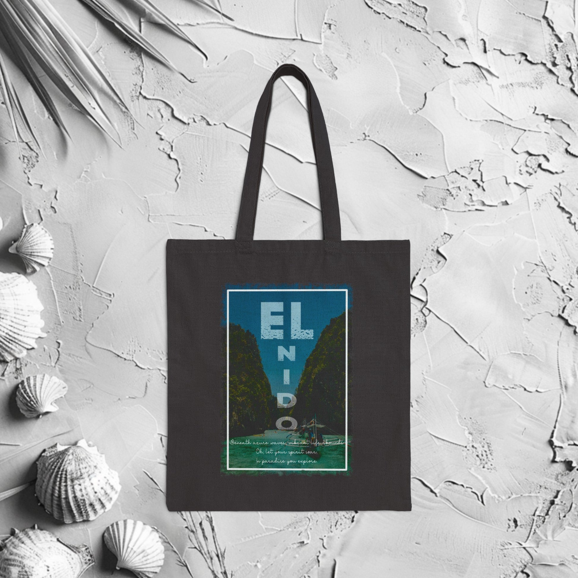 El Nido Cotton Canvas Tote Bag | Filipino Canvas Bag | HINIRANG. Discover the El Nido Canvas Tote Bag by HINIRANG. Perfect for everyday use, this cotton Philippine tote bag blends style and sustainability. Ideal for eco-conscious shoppers.