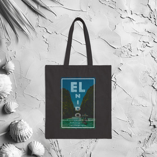 El Nido Cotton Canvas Tote Bag | Filipino Canvas Bag | HINIRANG. Discover the El Nido Canvas Tote Bag by HINIRANG. Perfect for everyday use, this cotton Philippine tote bag blends style and sustainability. Ideal for eco-conscious shoppers.