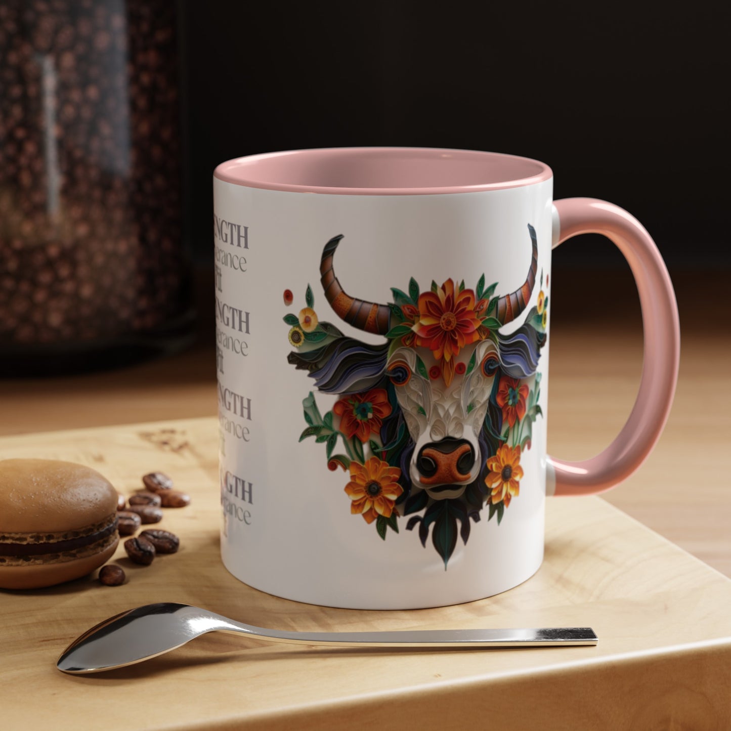 Mud Warrior Two-Tone Coffee Mug, 11 oz