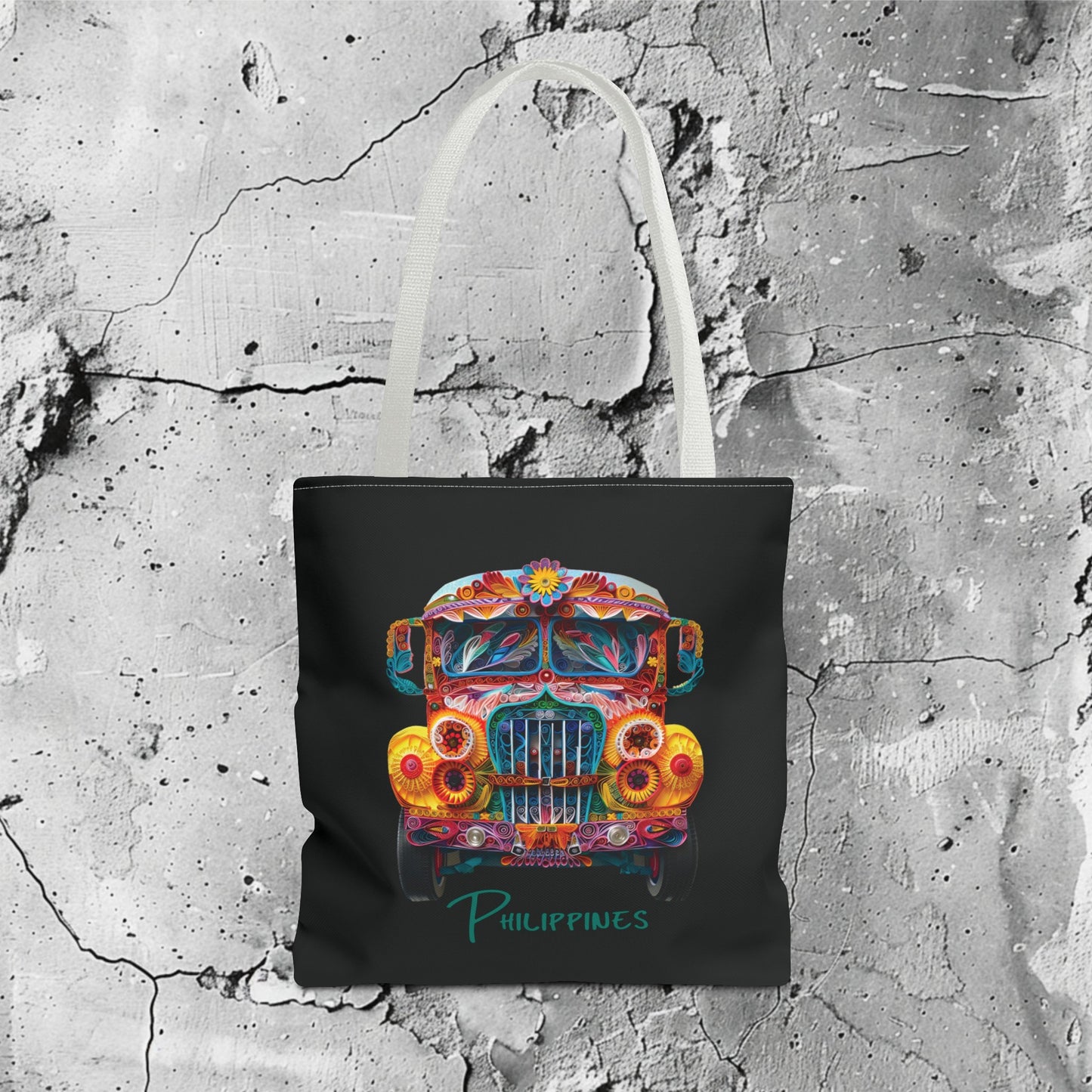 Jeepney Philippines Tote Bag