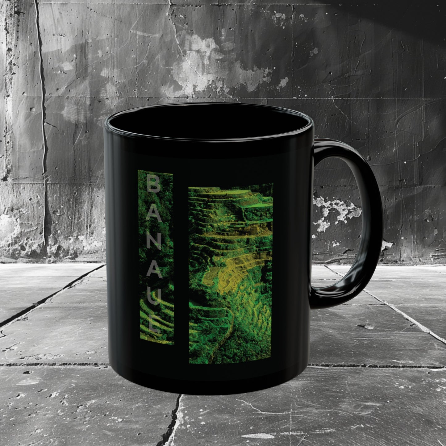 Banaue Coffee Mug | Gift Coffee Mug | HINIRANG. Experience the ideal combination of style and functionality with HINIRANG's ceramic Filipino coffee mug. Savor your favorite beverages in this sleek and durable mug, perfect for everyday use at home or in the office.