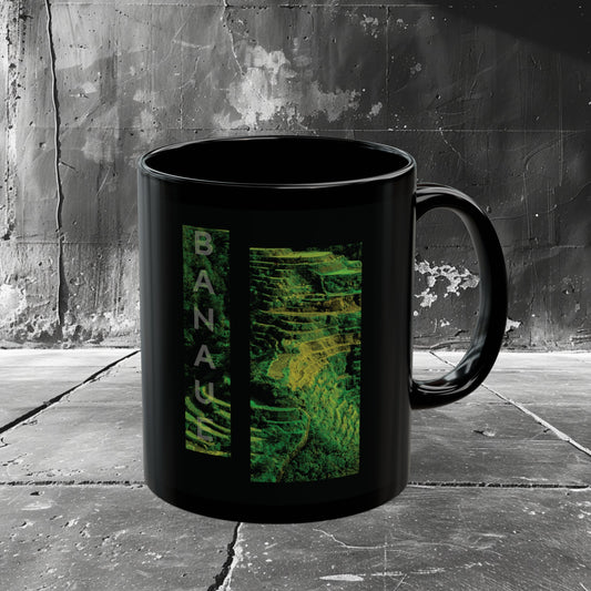Banaue Coffee Mug | Gift Coffee Mug | HINIRANG. Experience the ideal combination of style and functionality with HINIRANG's ceramic Filipino coffee mug. Savor your favorite beverages in this sleek and durable mug, perfect for everyday use at home or in the office.