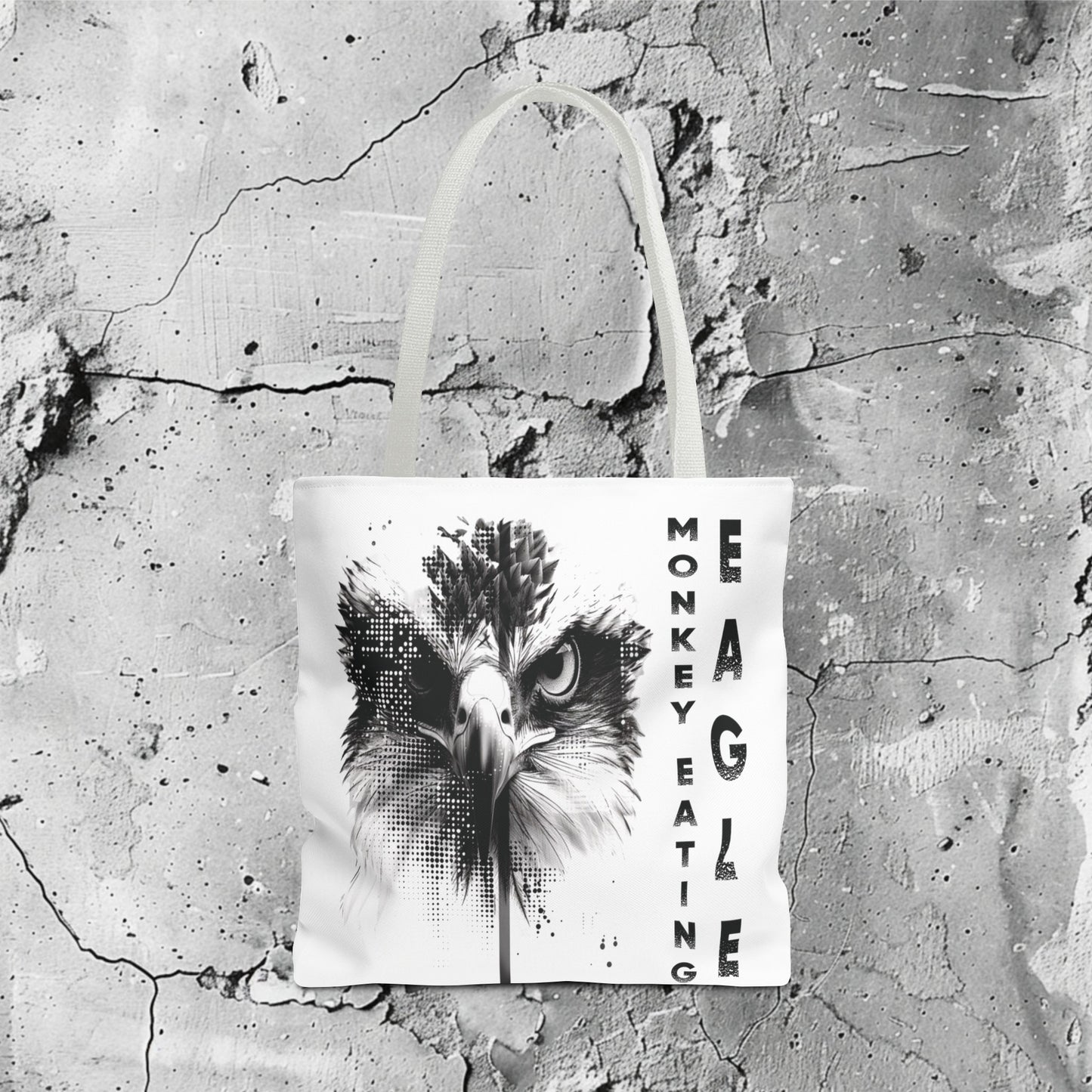 Monkey Eating Eagle Tote Bag