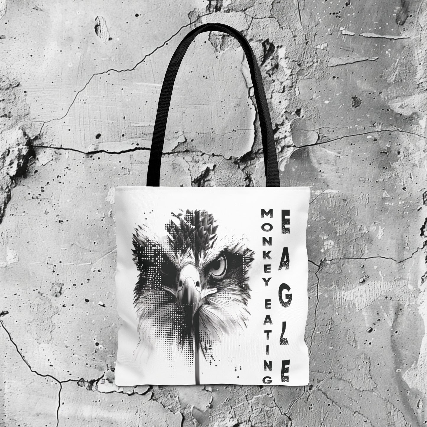 Monkey Eating Eagle Tote Bag