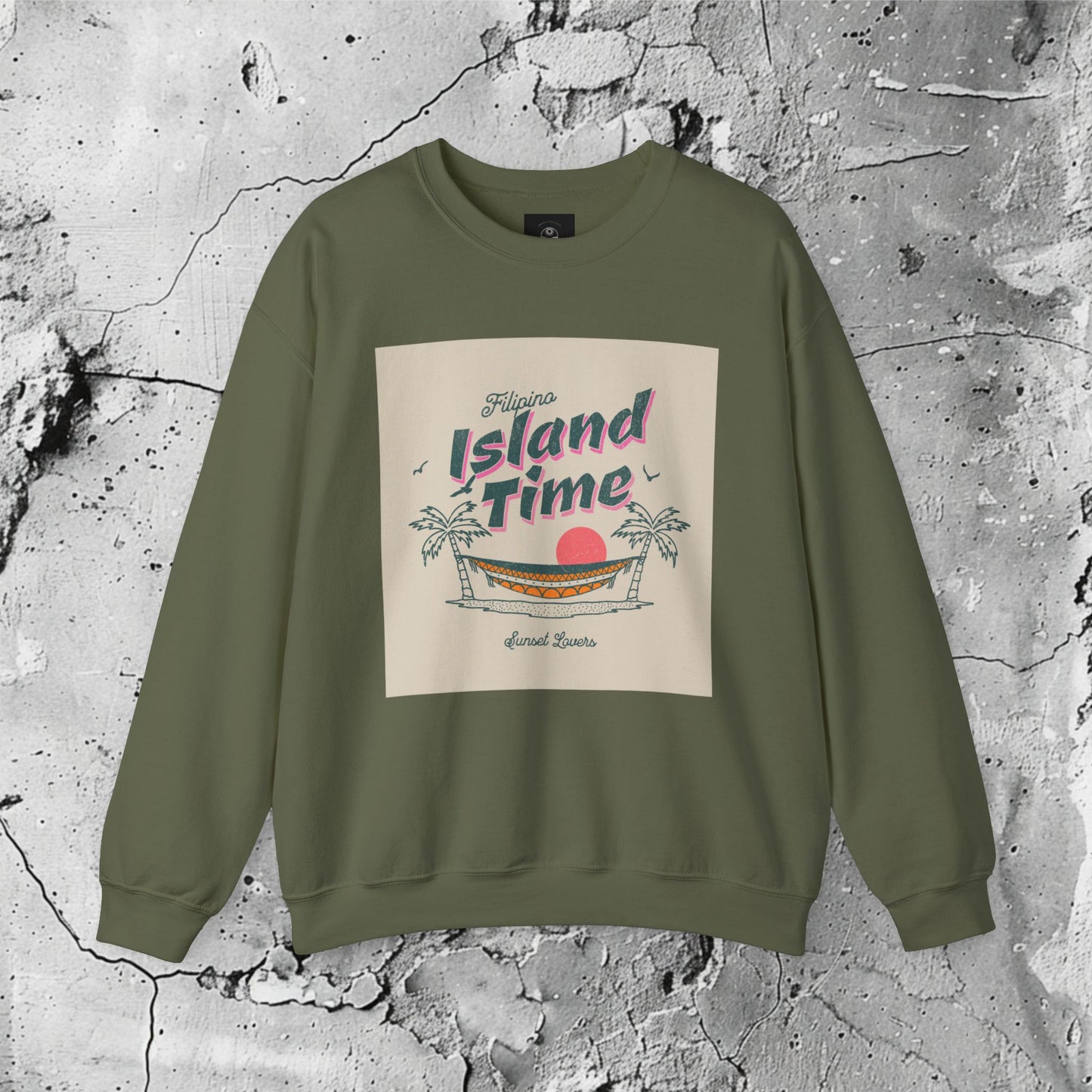 Filipino Island Time Crewneck Sweatshirt