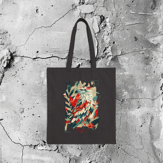 Agila Cotton Canvas Tote Bag | Philippine Tote Bag | HINIRANG. Discover the Adarna Cotton Canvas Tote Bag by HINIRANG, a modern and stylish Filipino Canvas bag. This accessory features a unique, durable design, perfect for any casual outfit.