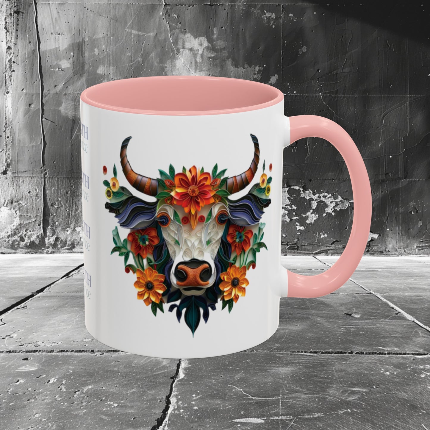 Mud Warrior Two-Tone Coffee Mug, 11 oz