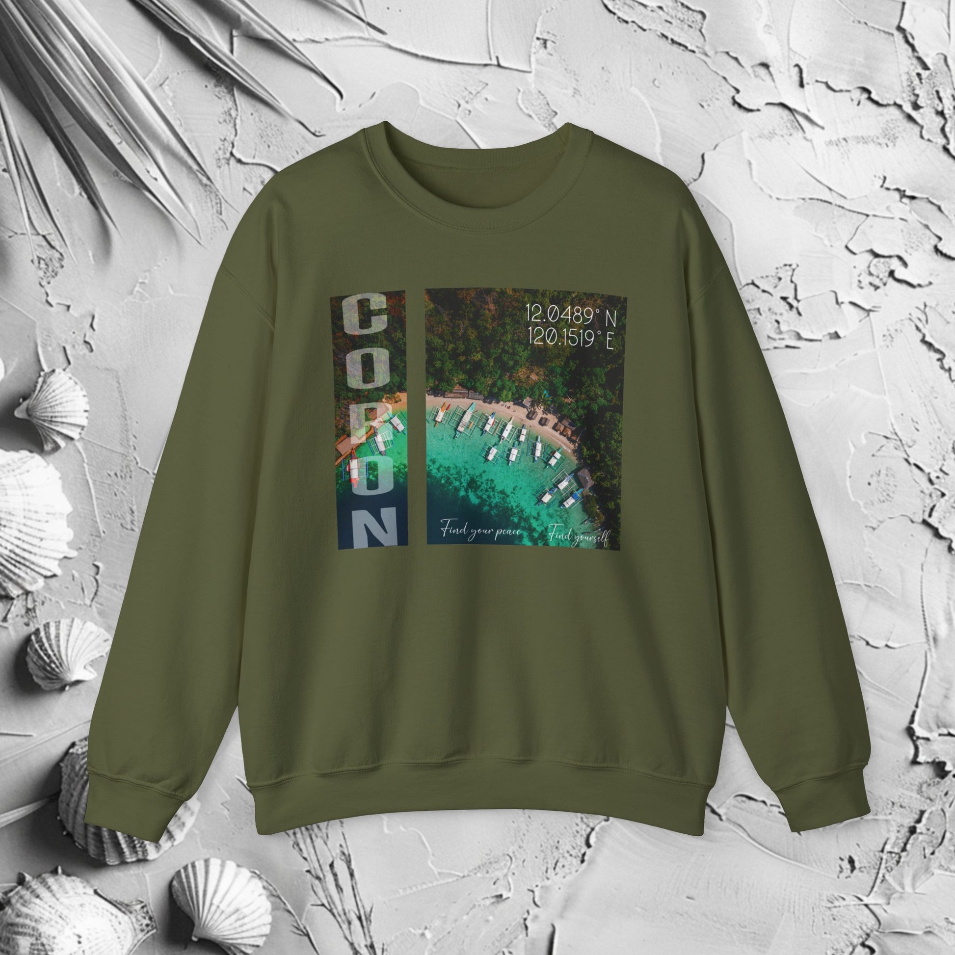 Polyester Ribbed Sweatshirt | Crewneck Sweatshirt | HINIRANG