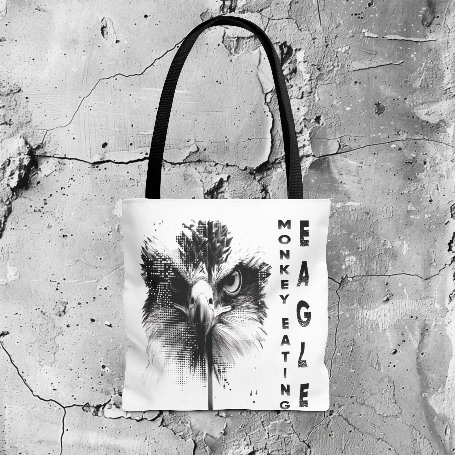 Monkey Eating Eagle Tote Bag