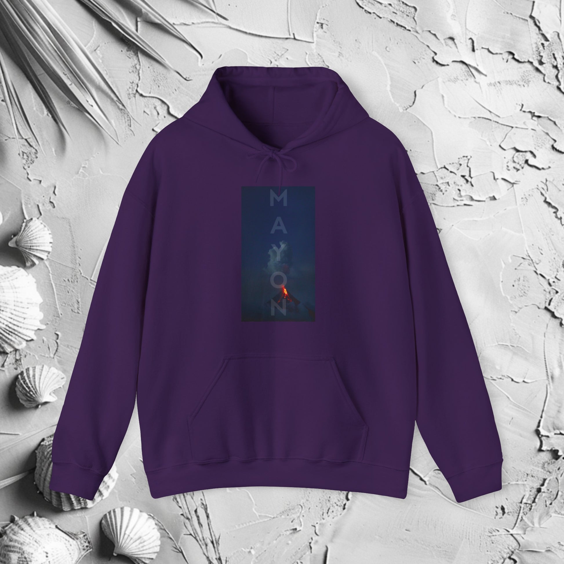 Mayon Hooded Sweatshirt | Modern Filipino Clothing | HINIRANG. Discover ultimate comfort and style with Filipino clothing brand, HINIRANG's Hooded Sweatshirt. Perfect for any season, this versatile hoodie combines warmth, quality, and modern design, making it a wardrobe essential.
