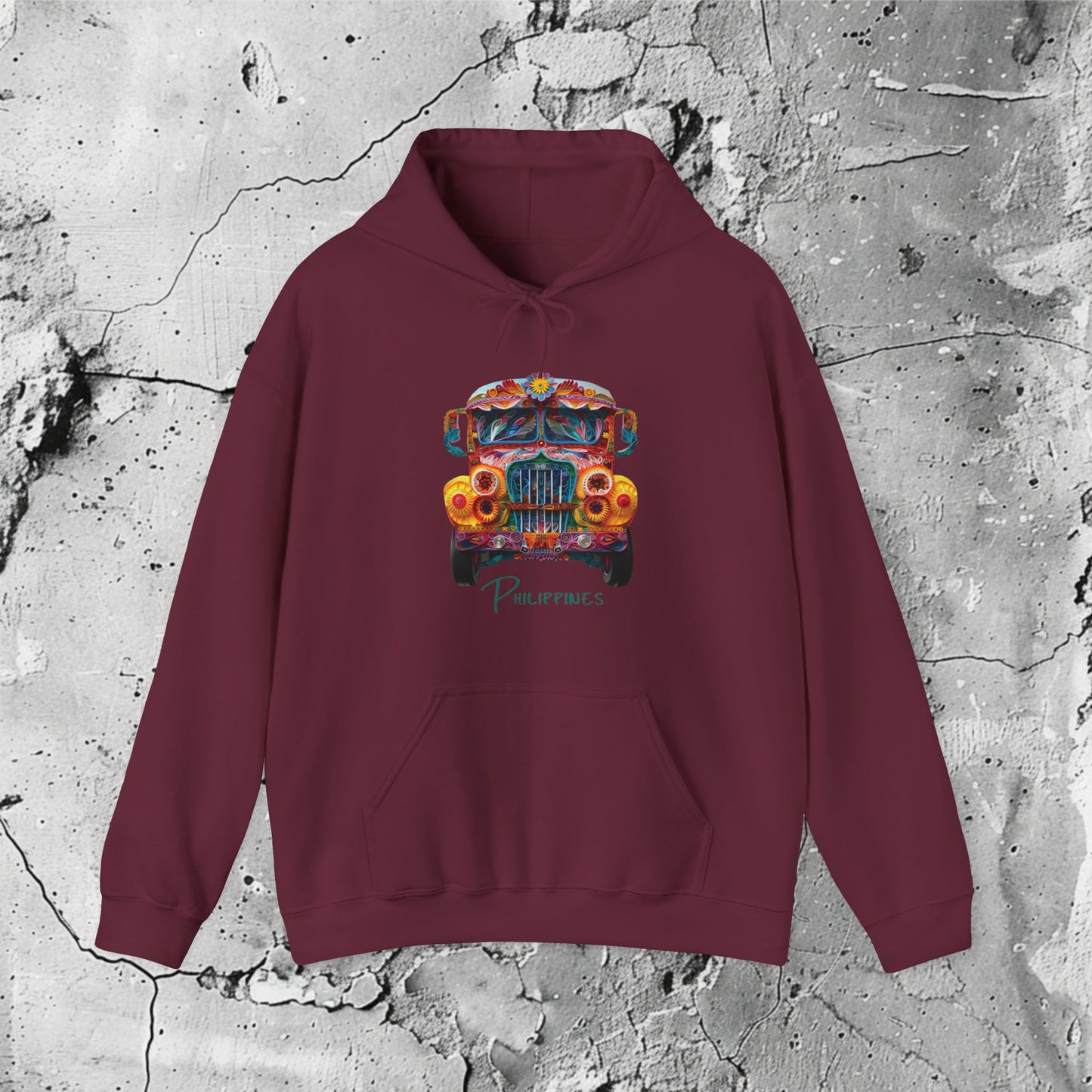 Jeepney Philippines Hooded Sweatshirt