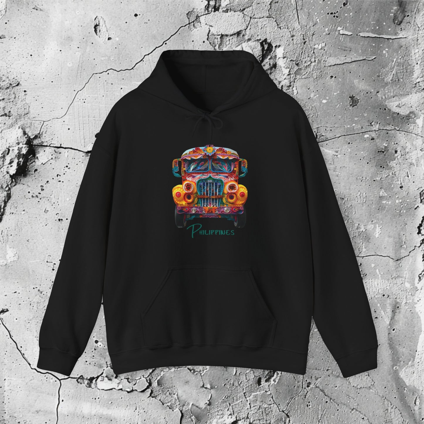 Jeepney Philippines Hooded Sweatshirt