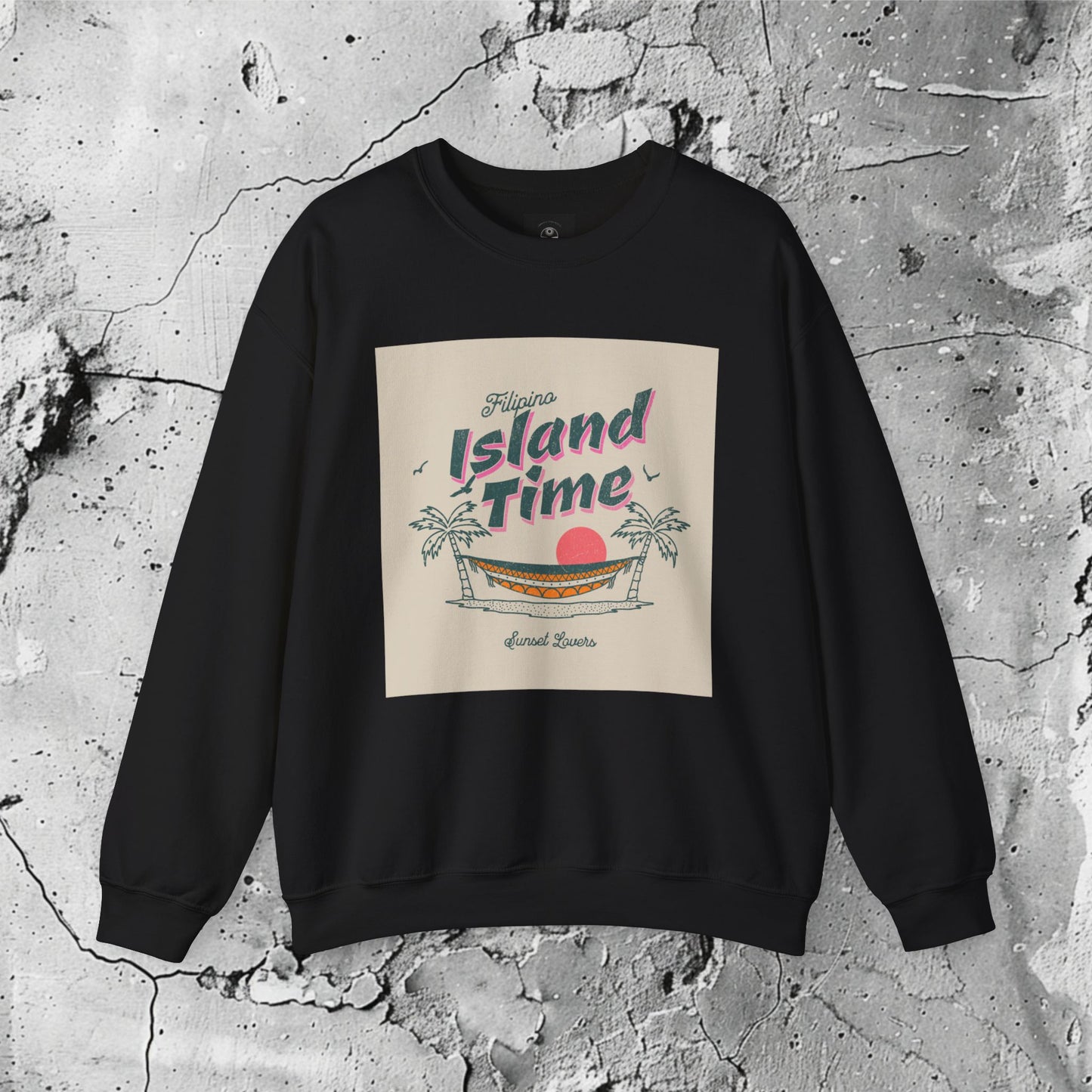Filipino Island Time Crewneck Sweatshirt