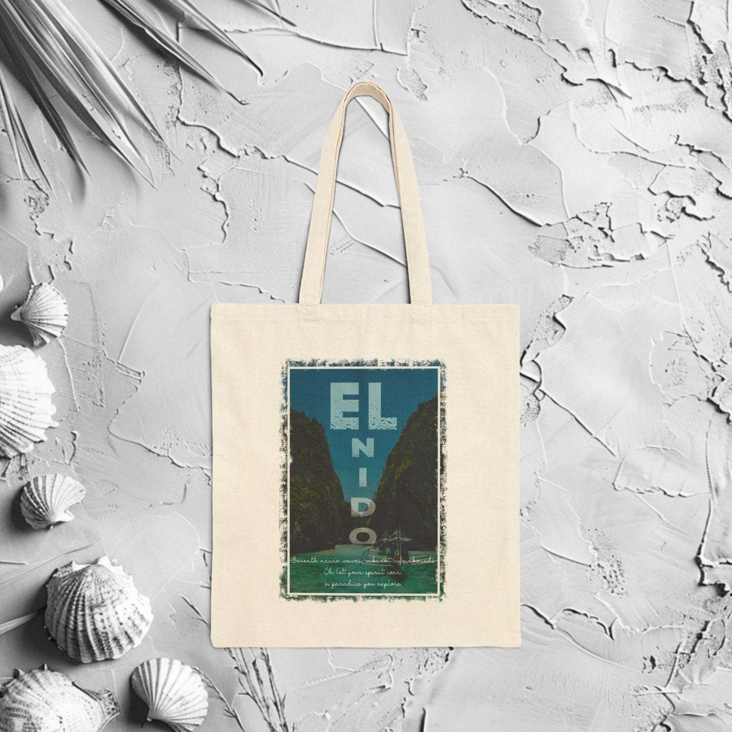 El Nido Canvas Tote Bag | Cotton Tote Bag | HINIRANG
