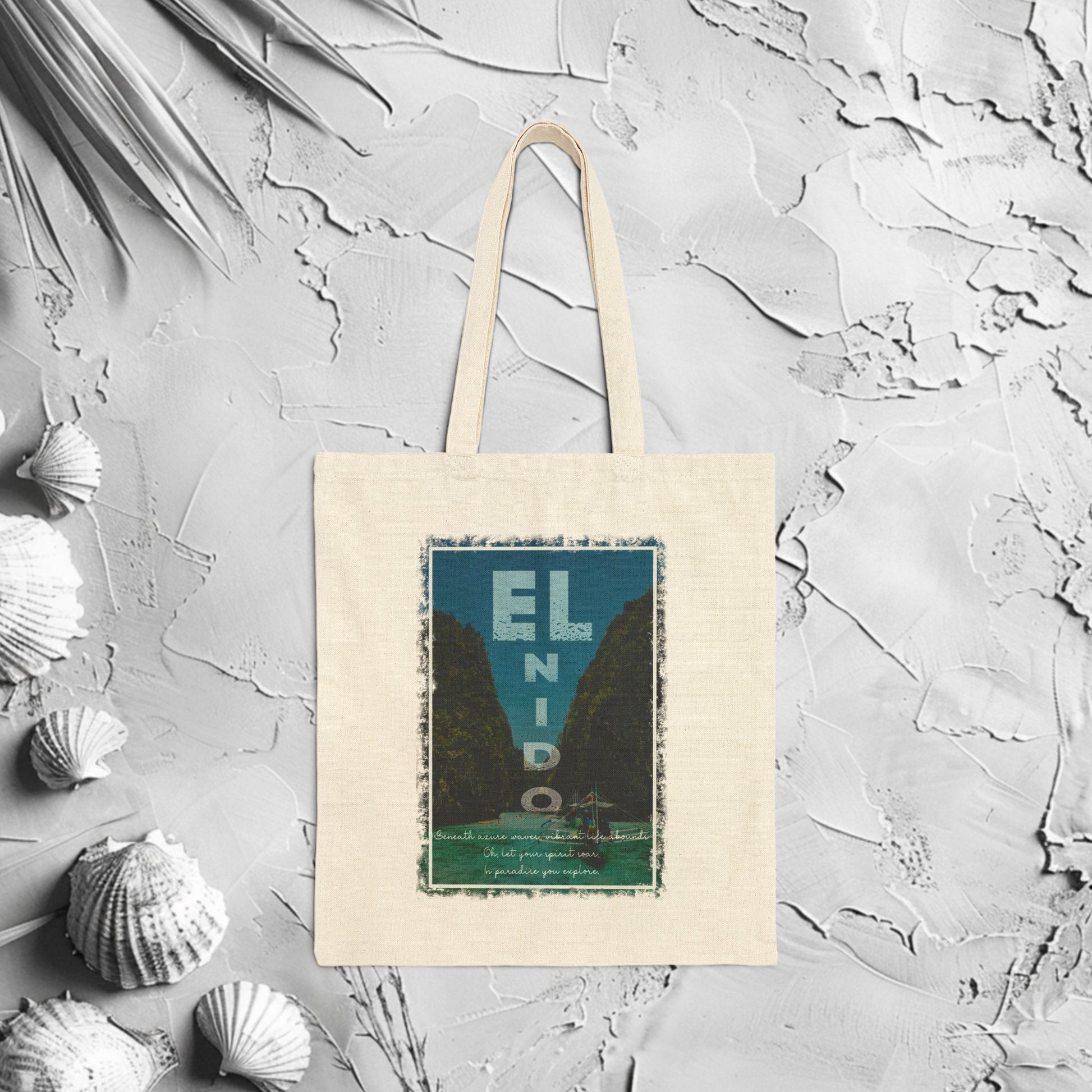 El Nido Canvas Tote Bag | Cotton Tote Bag | HINIRANG