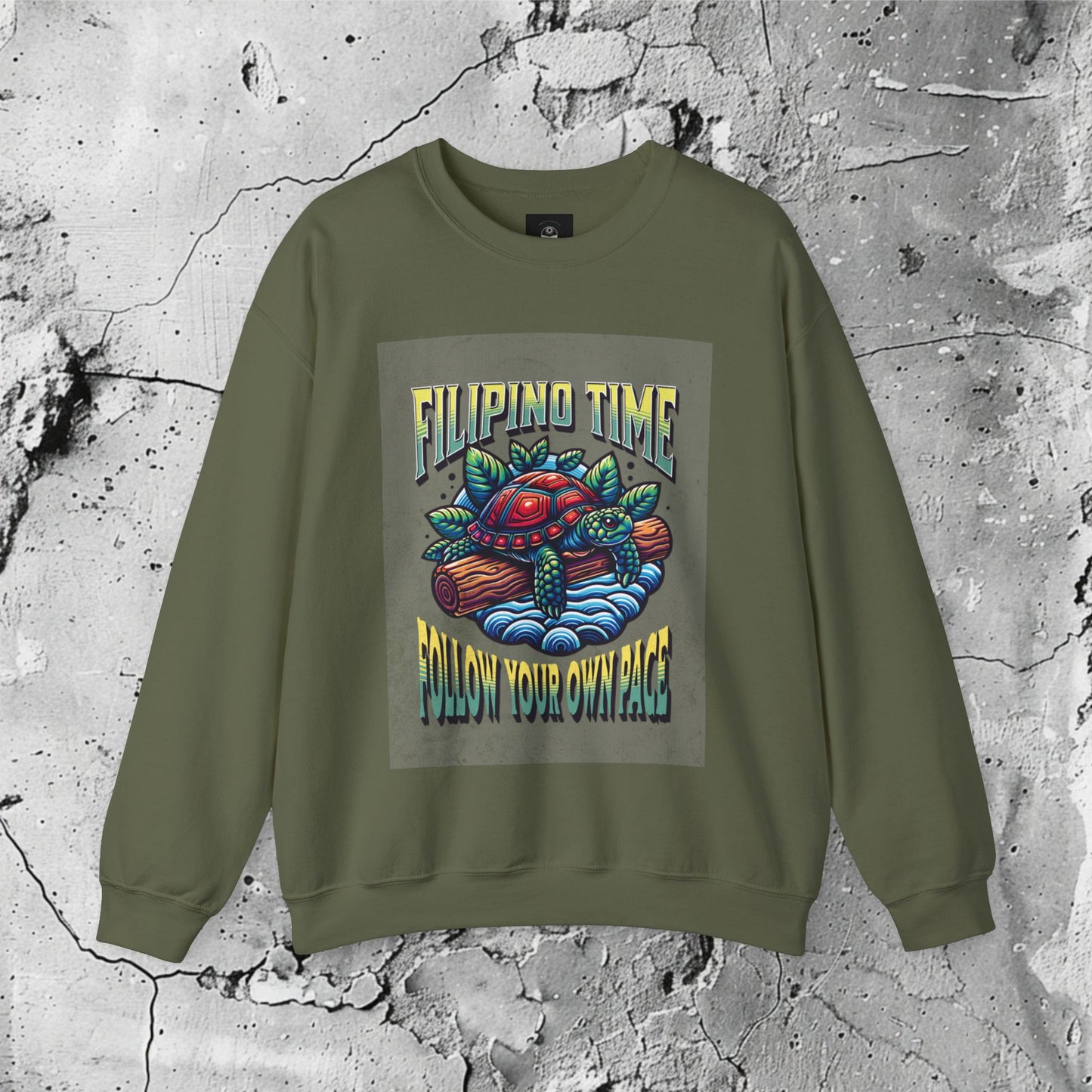 Filipino Time Follow Your Own Pace Crewneck Sweatshirt