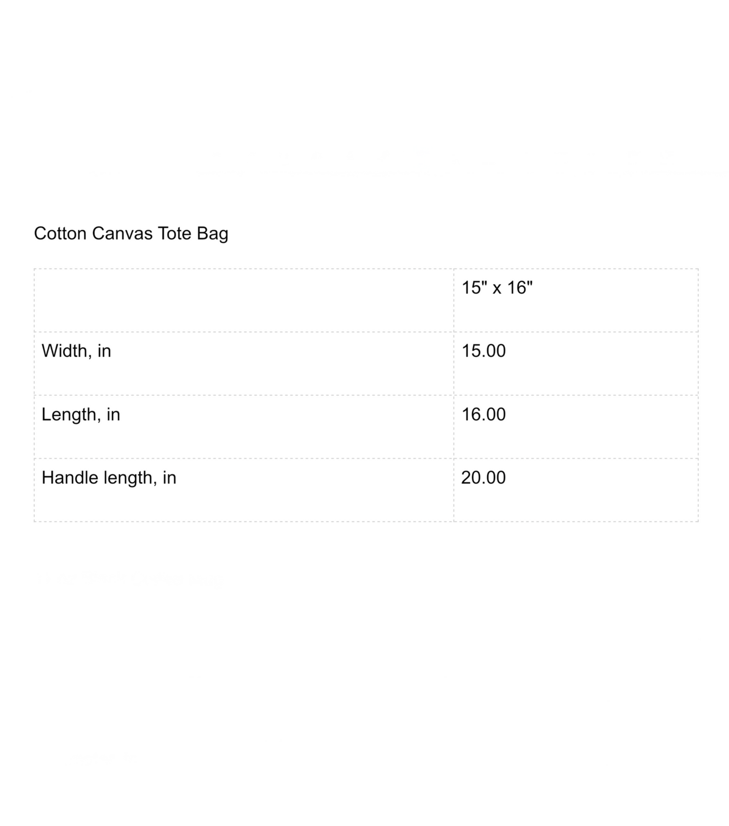 Bohol Cotton Canvas Tote Bag