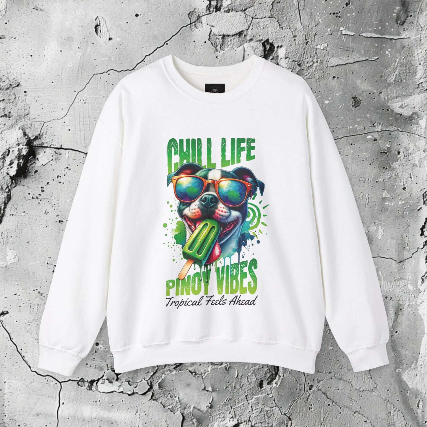 Chill Life Pinoy Vibes Crewneck Sweatshirt