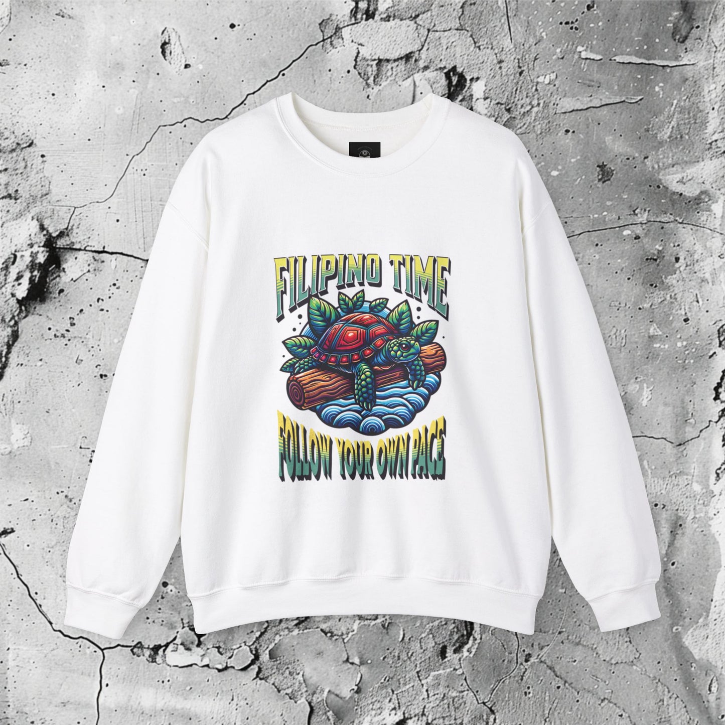 Filipino Time Follow Your Own Pace Crewneck Sweatshirt