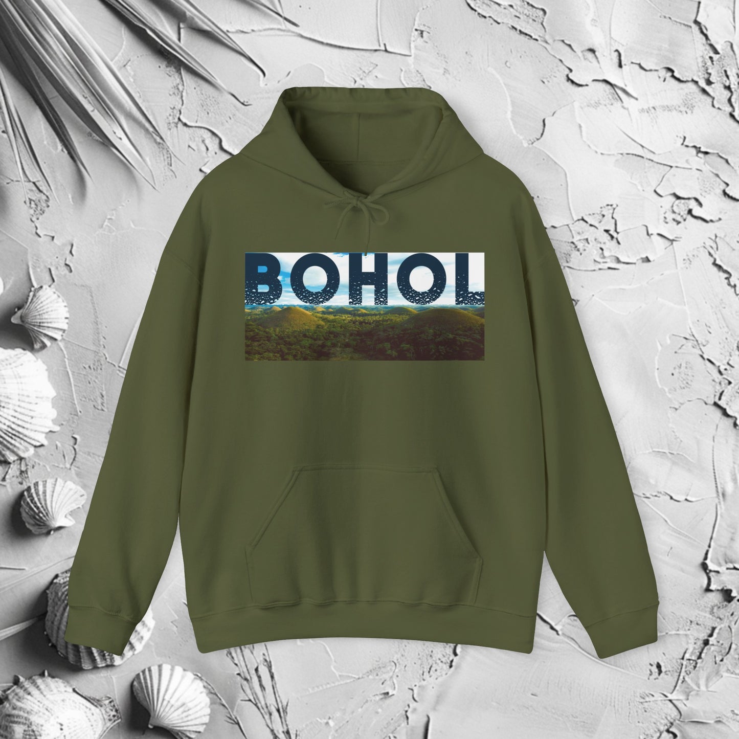 Bohol Hooded Sweatshirt | Unisex Heavy Blend Sweatshirt | HINIRANG