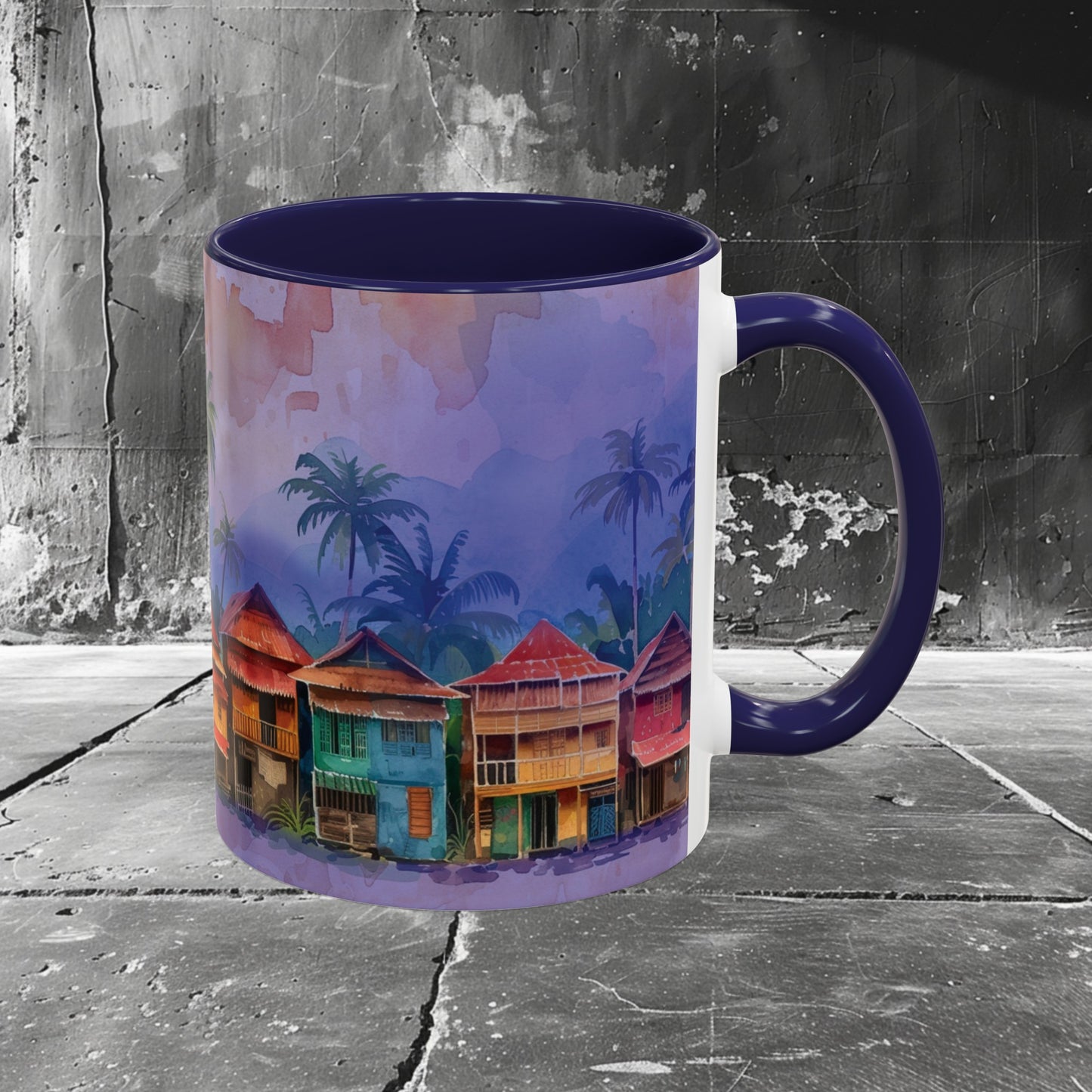 Little Neighborhood Nipa Huts Coffee Mug, 11 oz