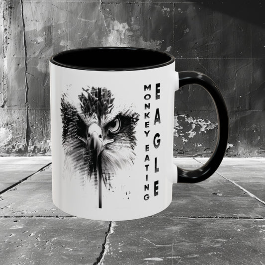 Monkey-Eating Eagle Coffee Mug | Gift Coffee Mug | HINIRANG. Experience the ideal combination of style and functionality with HINIRANG's ceramic Filipino coffee mug. Savor your favorite beverages in this sleek and durable mug, perfect for everyday use at home or in the office.