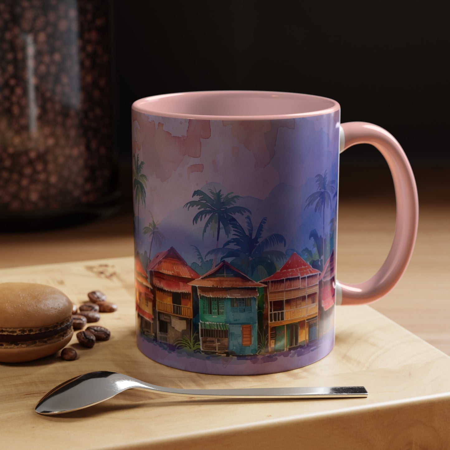 Little Neighborhood Nipa Huts Coffee Mug, 11 oz