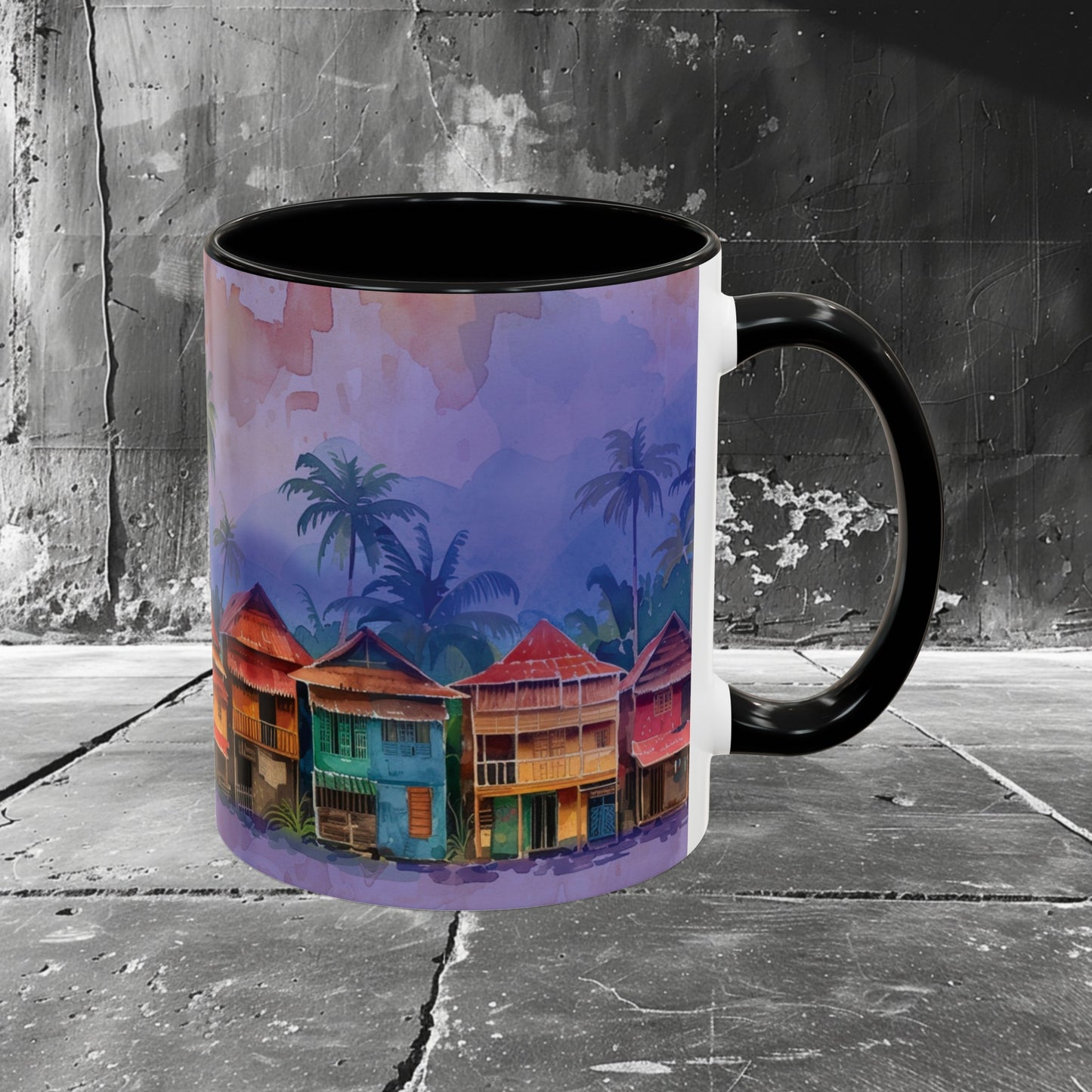 Little Neighborhood Nipa Huts Coffee Mug, 11 oz