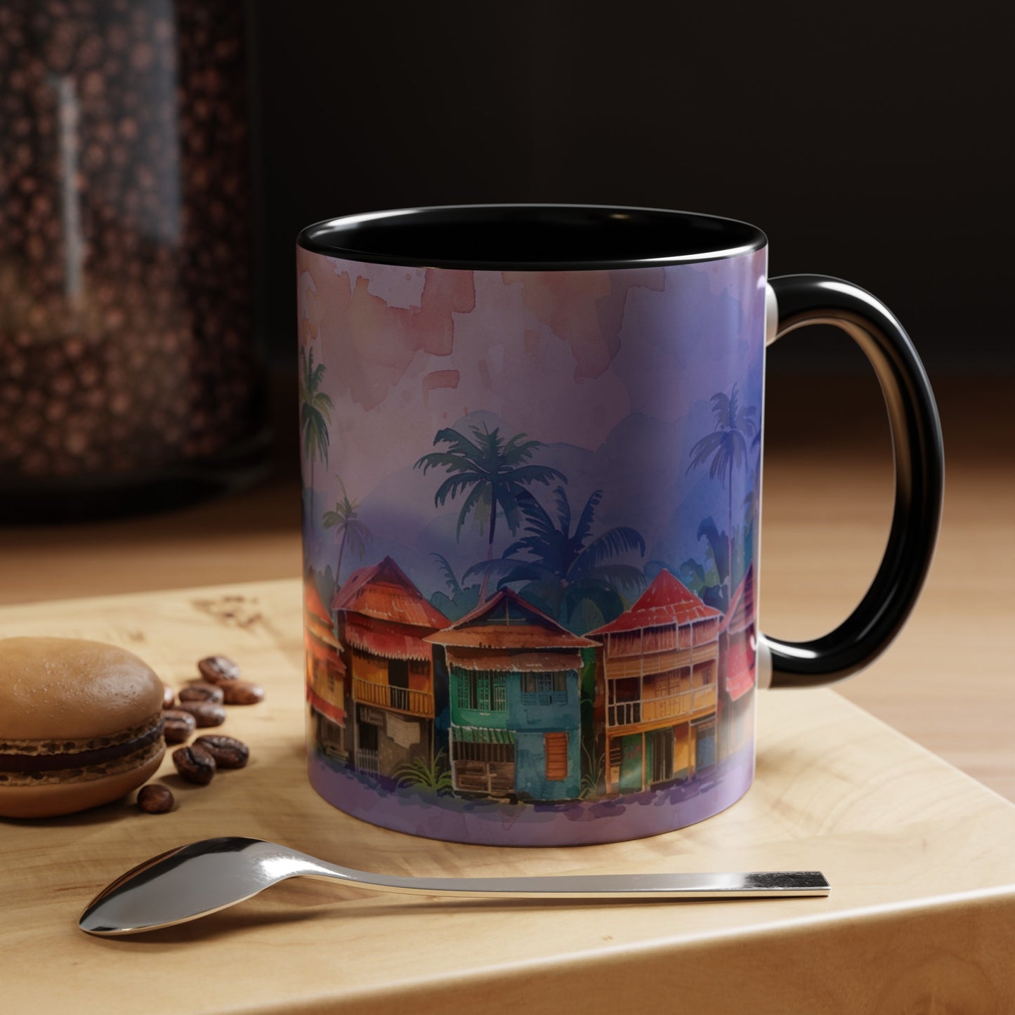 Little Neighborhood Nipa Huts Coffee Mug, 11 oz