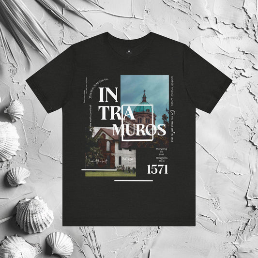Intramuros Graphic T-Shirt | Filipino Clothing Brand | HINIRANG. Embrace modern Filipino clothing with our Intramuros Graphic T-Shirt from HINIRANG. Featuring unique heritage-inspired designs, this tee is crafted for both comfort and expression.