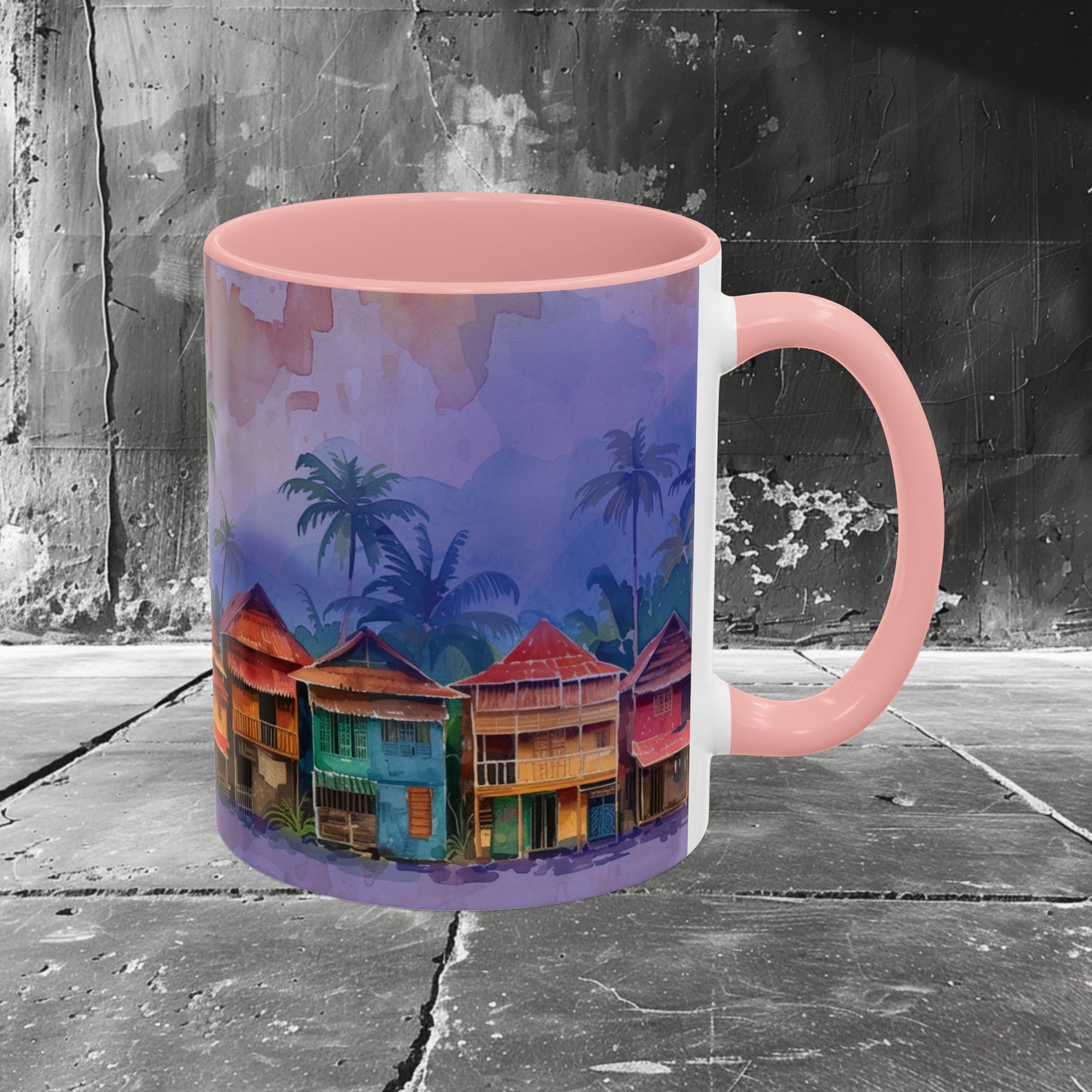 Little Neighborhood Nipa Huts Coffee Mug, 11 oz