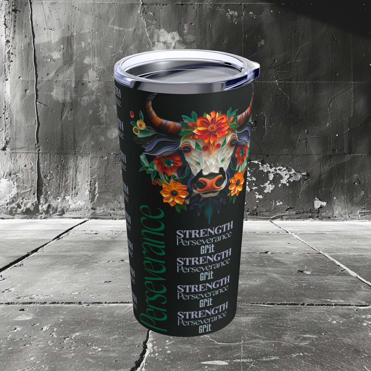 Mud Warrior Stainless Steel Tumbler | Filipino Tumbler | HINIRANG. Stay hydrated on-the-go with our Philippines merchandise featuring this sleek tumbler! The Philippine carabao is a cherished emblem of our roots, embodying strength, perseverance, grit, and a timeless bond with our land. A true mud warrior.