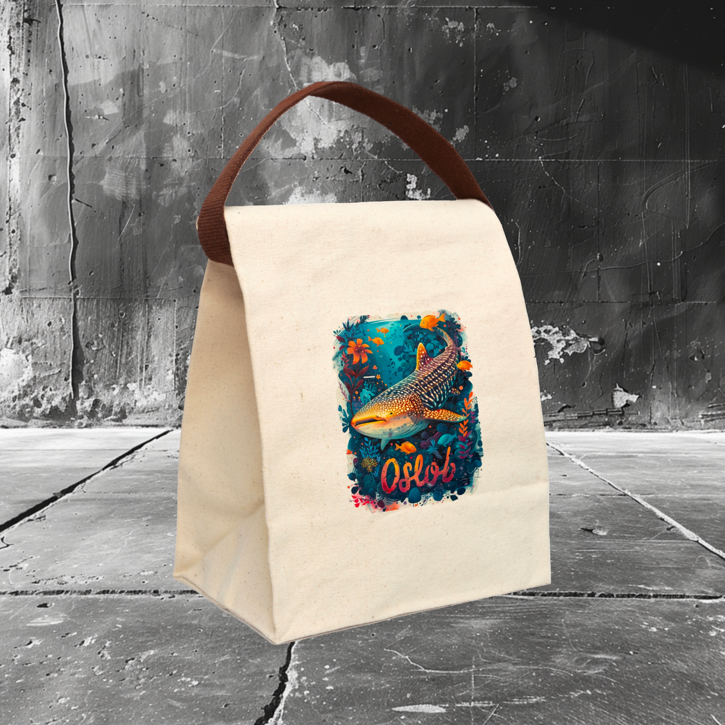 Oslob Canvas Lunch Bag With Strap