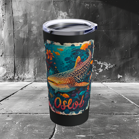 Oslob Stainless Steel Tumbler | Filipino Tumbler | HINIRANG. Keep your drinks at the perfect temperature with this Stainless Steel Tumbler. This 20 oz HINIRANG tumbler is durable, stylish, and ideal for on-the-go hydration.